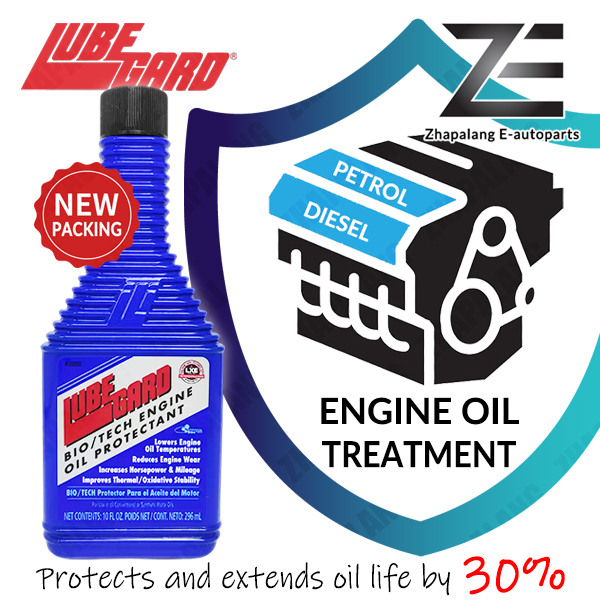 Lubegard Bio Tech Engine Oil Protectant Treatment w/ Ester LXE Suitable for Petrol Diesel Engines 296ml Oil Additive